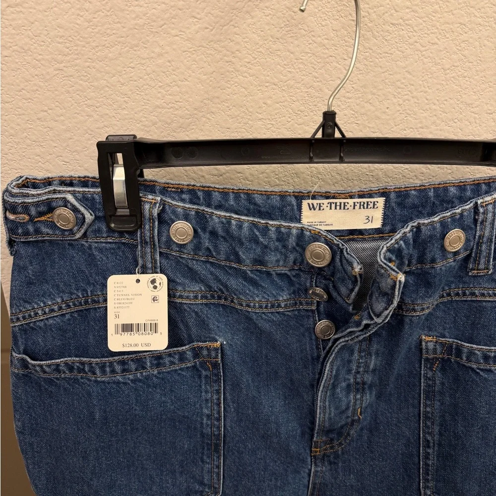 NWT Free People Palmer Cuffed Jeans - Picture 2 of 7